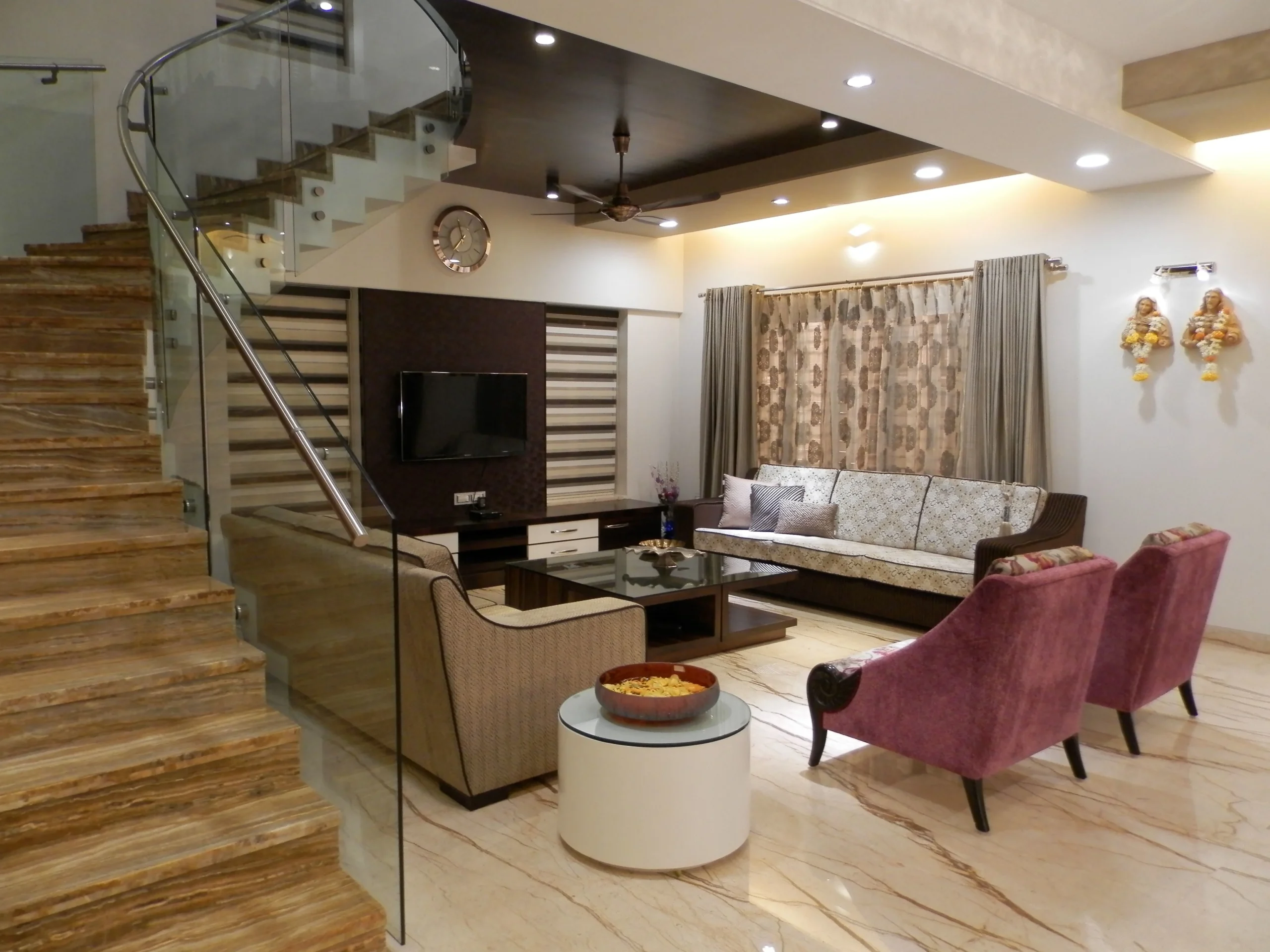 Rendered exterior architectural design